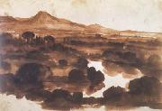 Claude Lorrain View from Monte Mario (mk17) painting